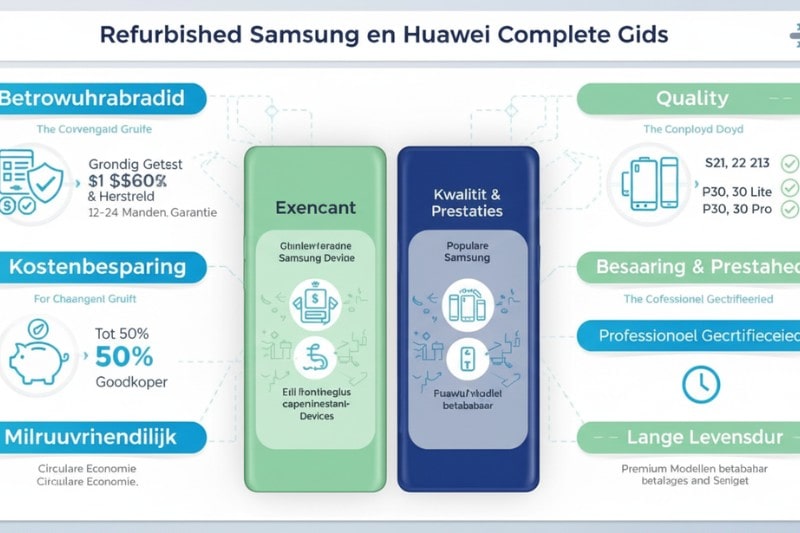 Refurbished Samsung en Huawei