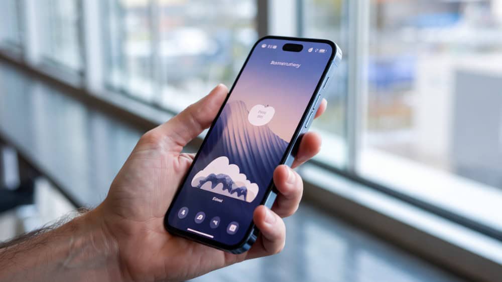 screenshot op een iPhone
