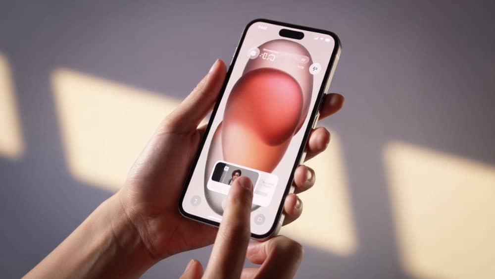 screenshot op een iPhone